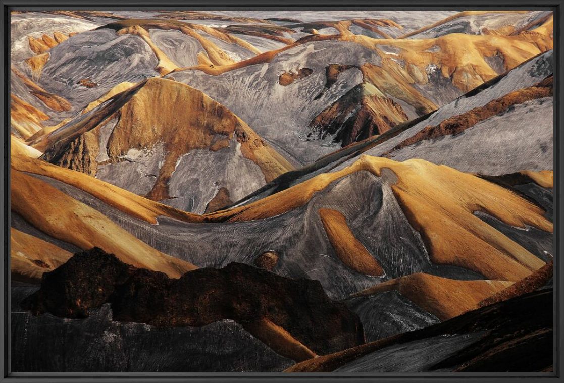 LES COLLINES DOR&Eacute;ES DU LANDMANNALAUGAR - ALEXANDRE DESCHAUMES - Photographie