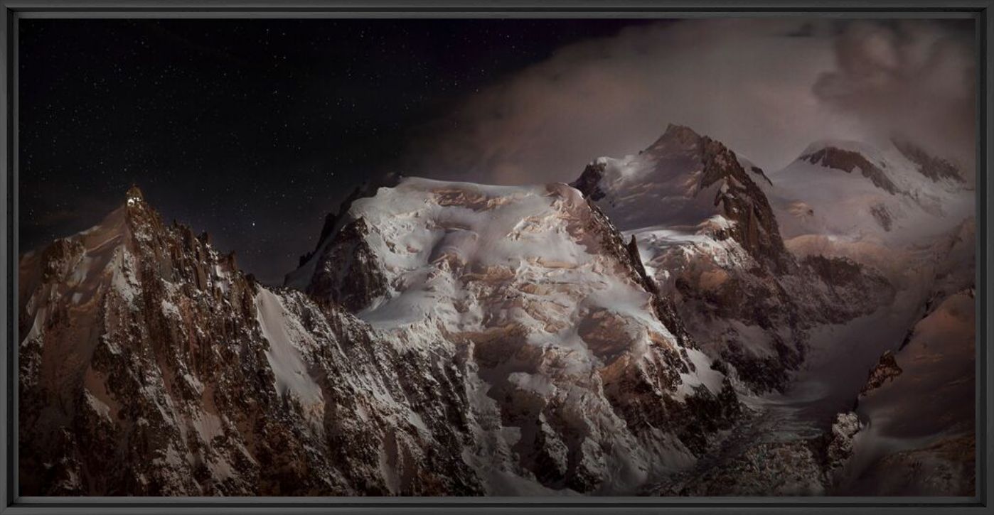 Nocturne au massif du Mont-Blanc - ALEXANDRE DESCHAUMES - Photographie