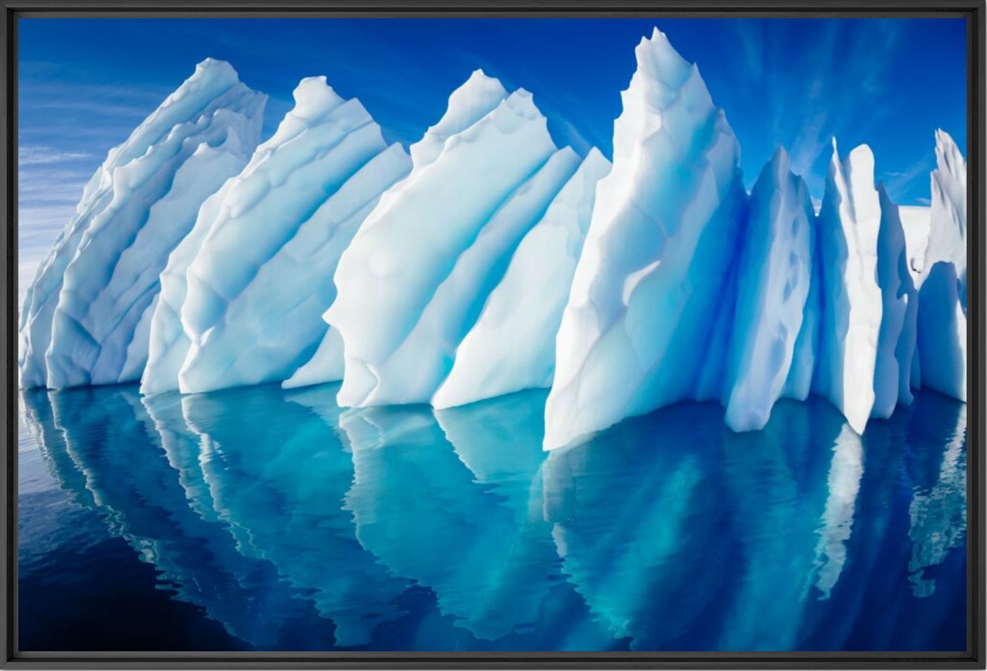 Face in the ice - ANDREW PEACOCK - Photographie