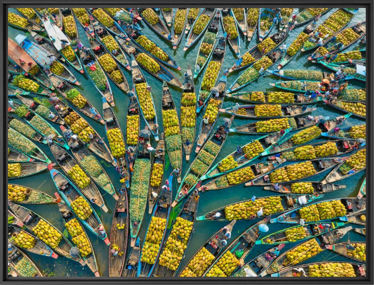 Traditional floating fruits market - Azim Khan Ronnie - Fotografia