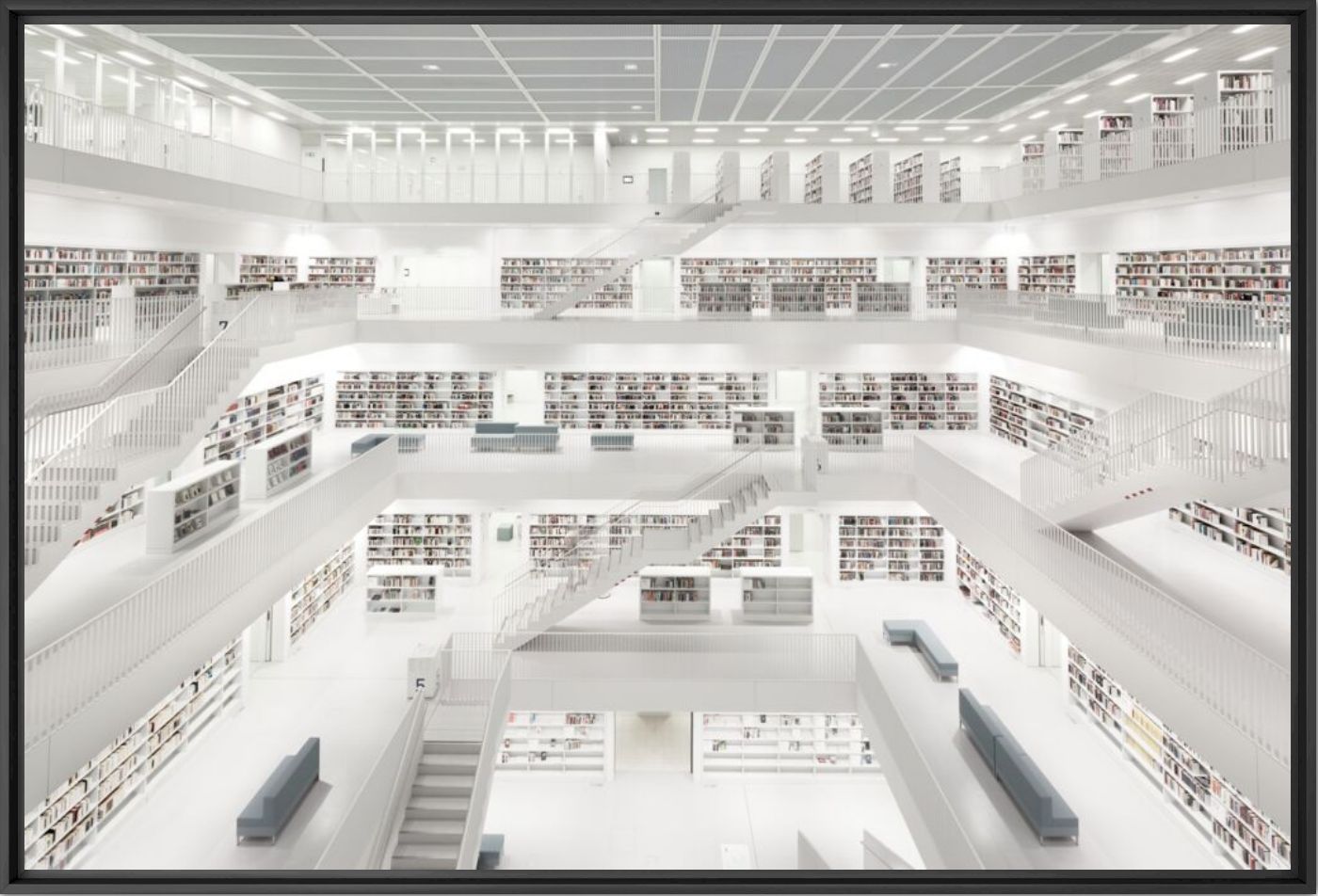 Library Stuttgart - BERNHARD HARTMANN - Photographie