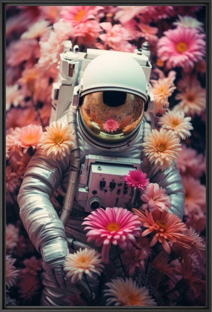 Astronaut in flowers - Bilge Paksoylu - Photographie