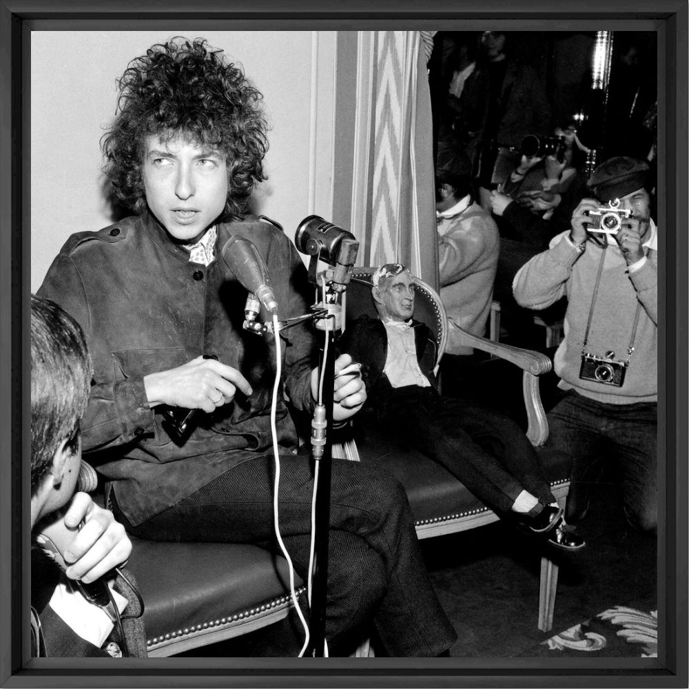 Bob Dylan during a press conference 1966 - BRIDGEMAN IMAGES  - Fotografia