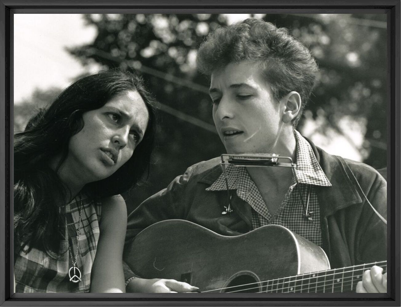 Joan Baez and Bob Dylan 1963 - BRIDGEMAN IMAGES  - Fotografia