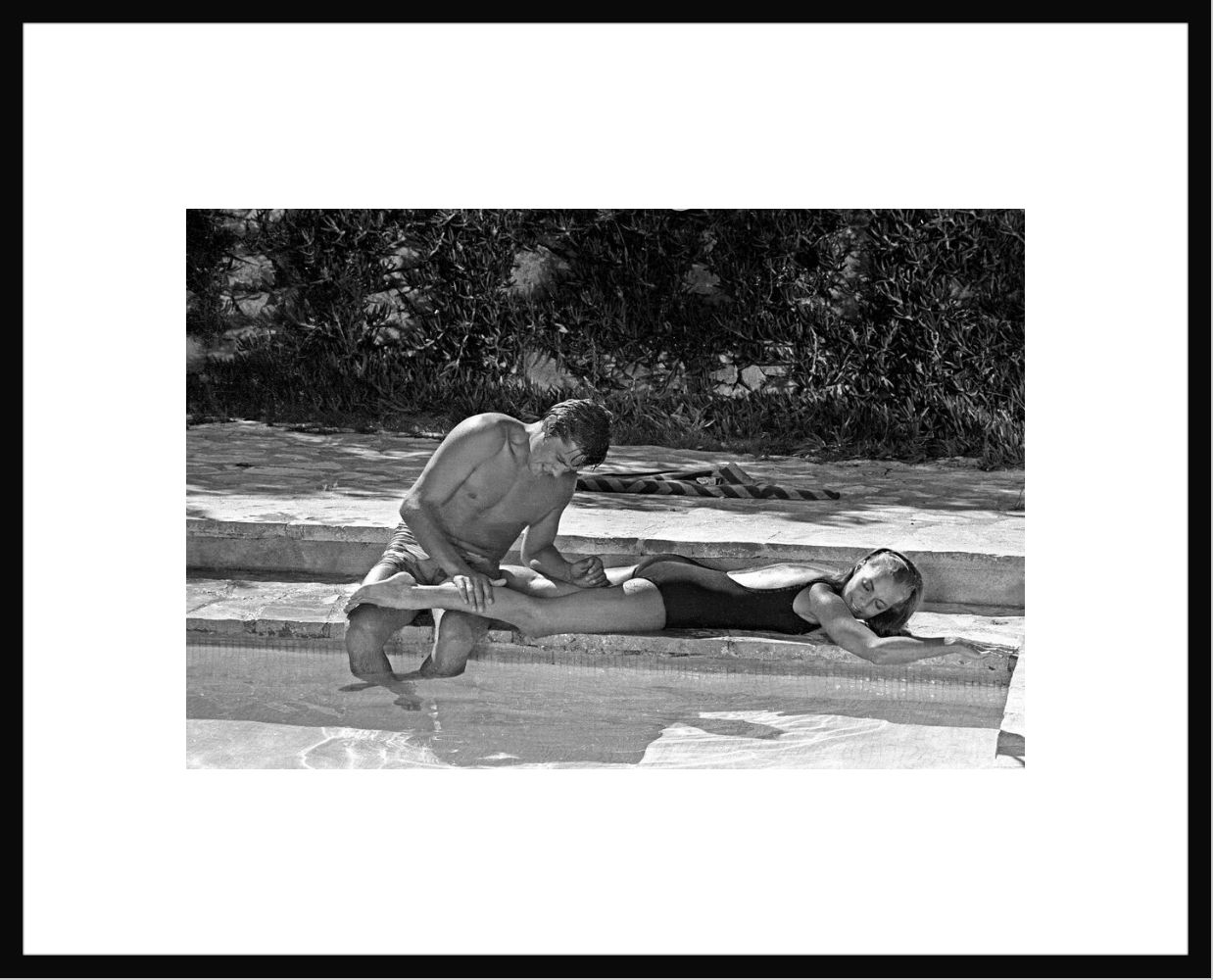 Romy Schneider and Alain Delon, The Swimming Pool, 1968 - BRIDGEMAN IMAGES  - Fotografie