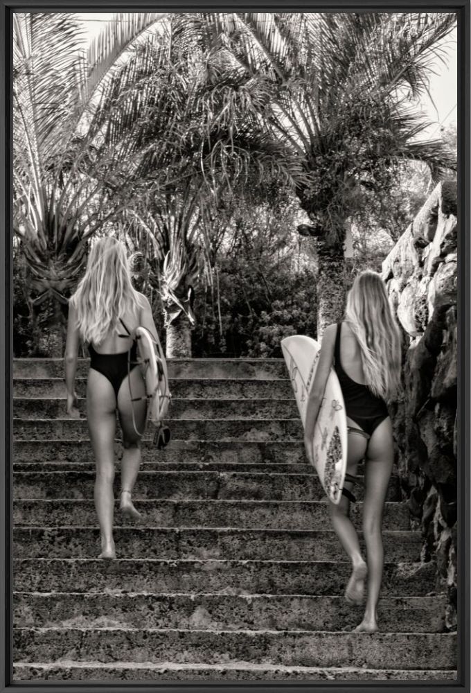 Blond on stairs - C&eacute;cile  B - Fotografia