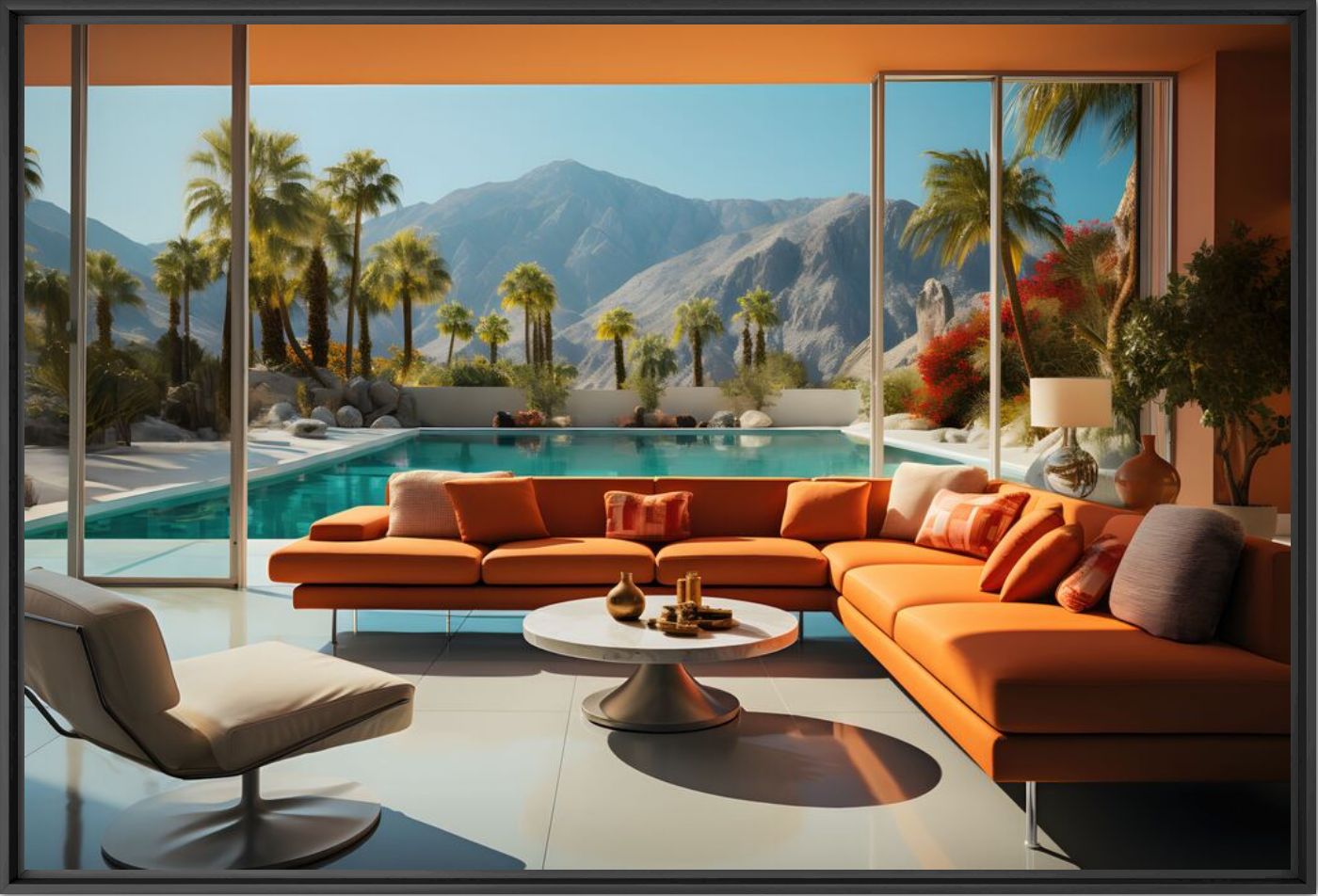 Orange living room - Alexandre FAUVE - Fotografie