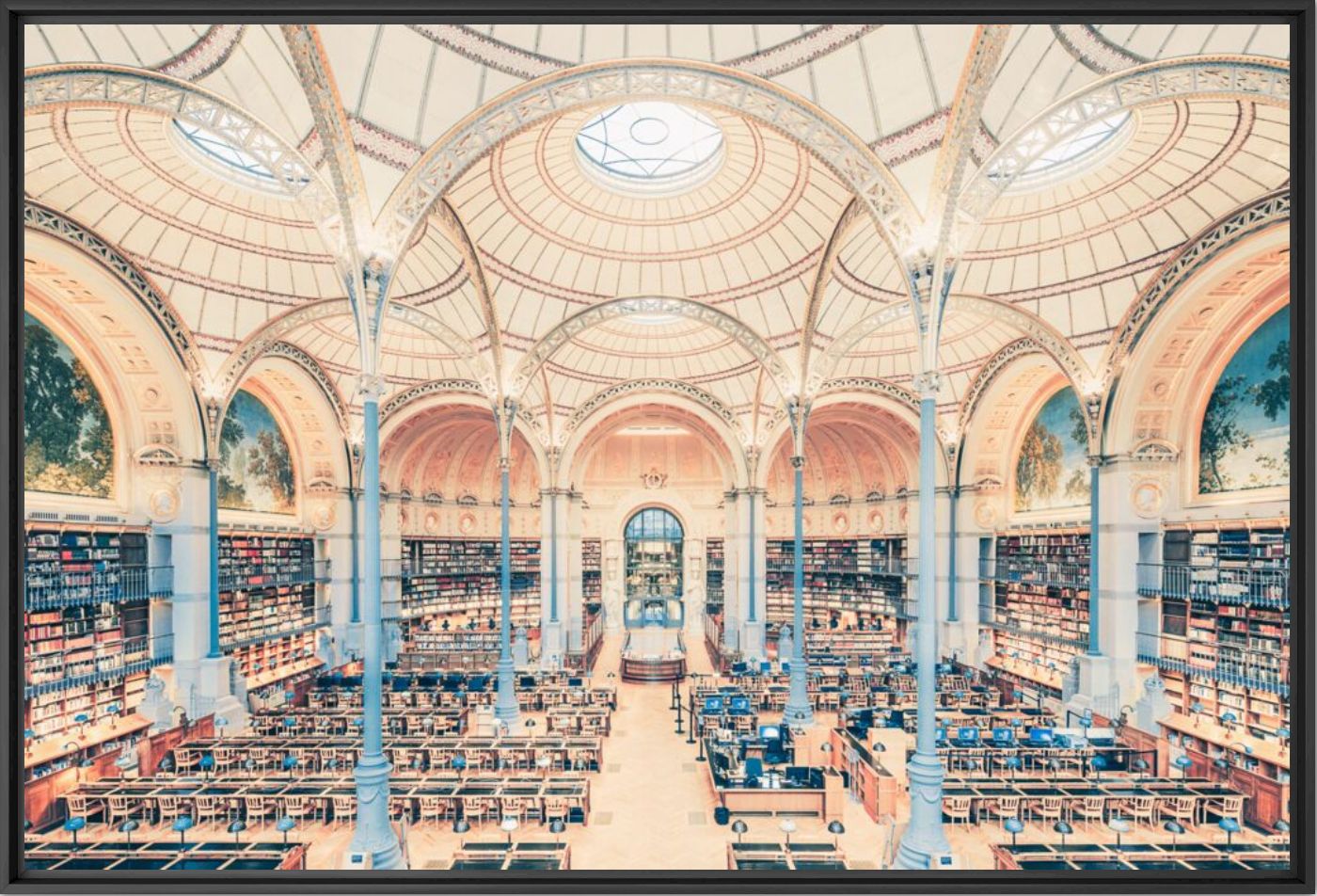 SALLE LABROUSTE BIBLIOTH&Eacute;QUE DE L'INHA PARIS 2017 II - FRANCK BOHBOT - Photographie