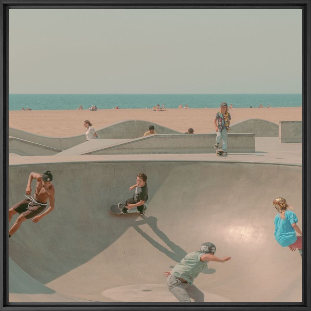 SKATERS OF VENICE BEACH - FRANCK BOHBOT - Photographie
