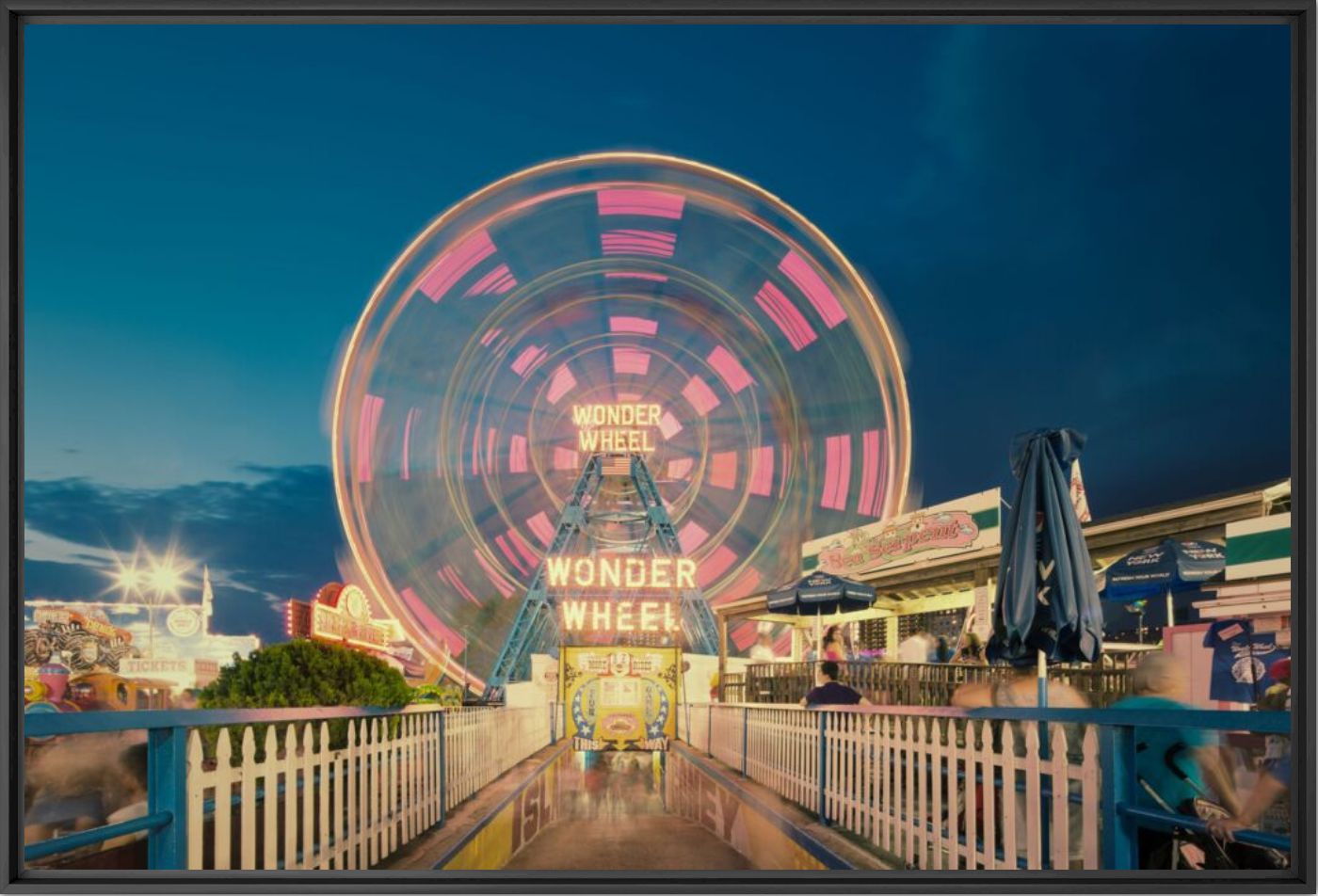 WONDER WHEEL IN MOTION - FRANCK BOHBOT - Photographie