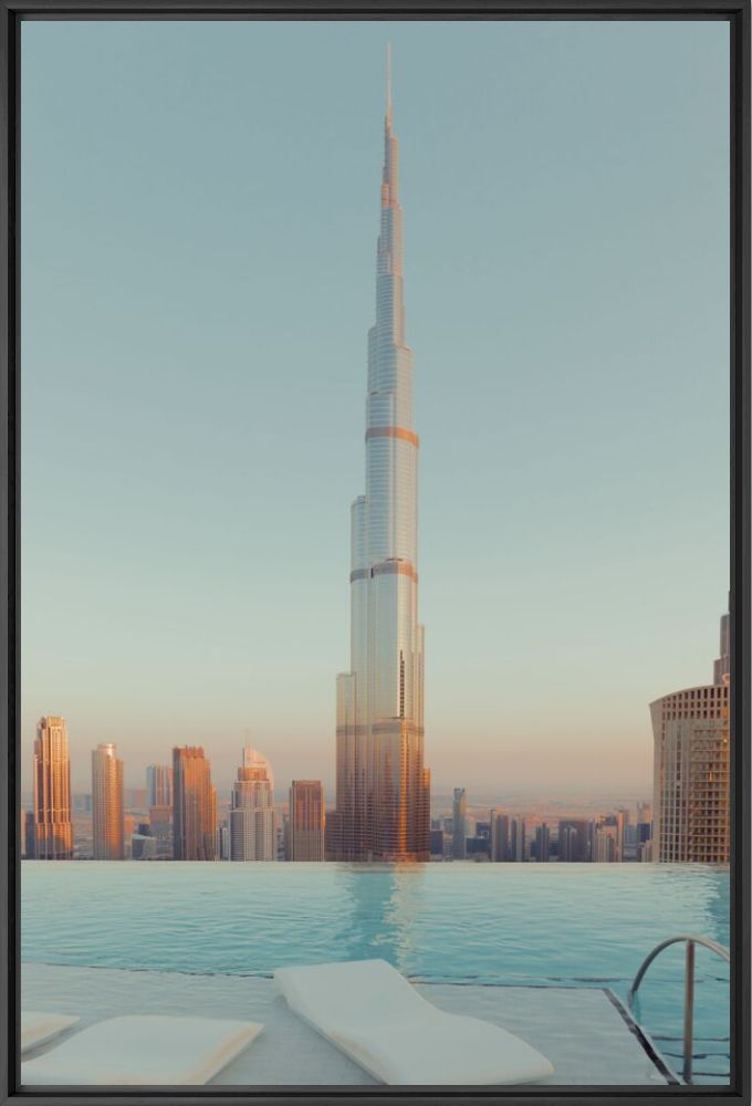 Burj Khalifa and infinity pool - FRANCK BOHBOT - Photographie