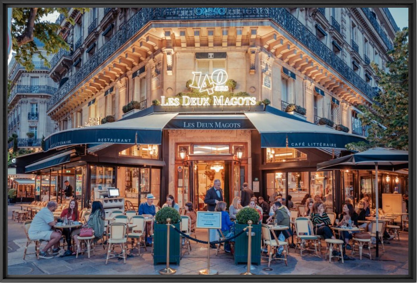 Les Deux Magots Paris - FRANCK BOHBOT - Kunstfoto