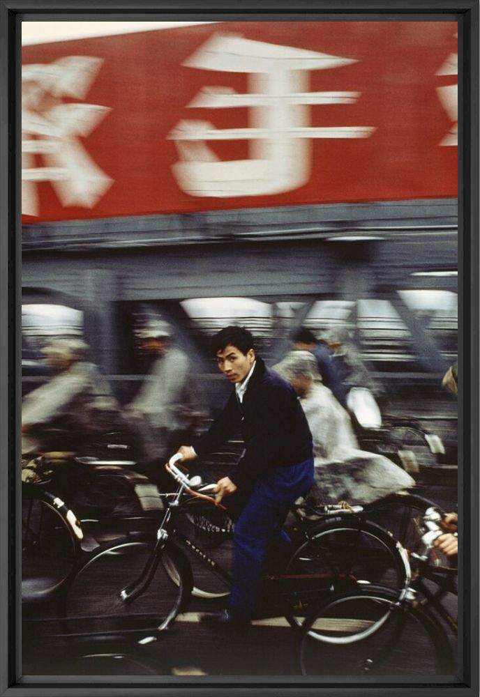 Chinois &agrave; v&eacute;lo &agrave;  Canton 1979 - Fran&ccedil;ois Lochon - Fotografie