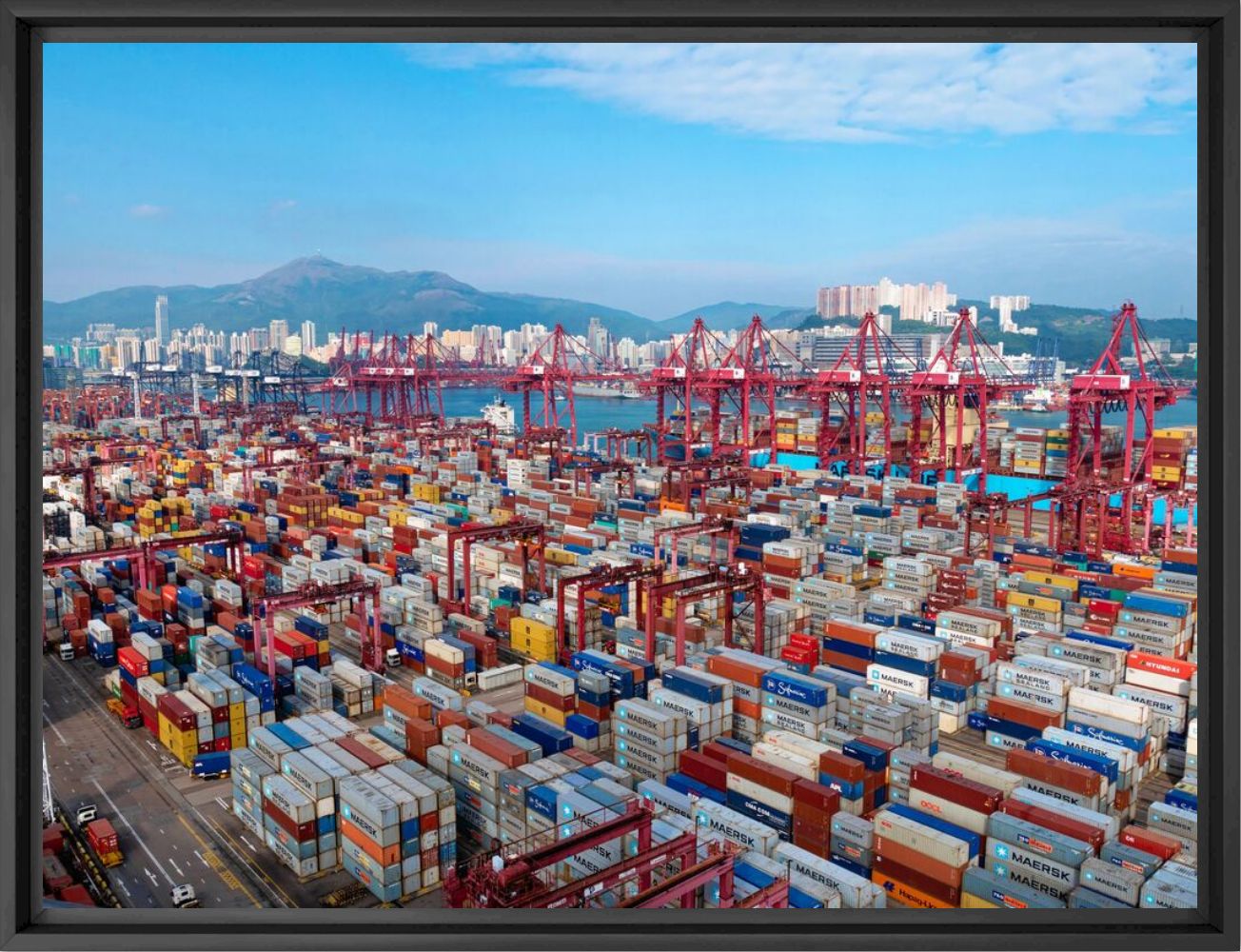 Conteneurs &agrave; Hong Kong - Fran&ccedil;ois Lochon - Photograph