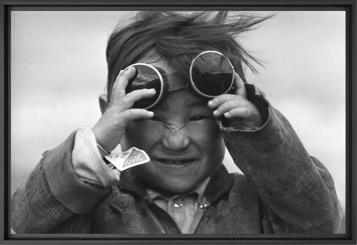Portrait d'un petit Tib&eacute;tain 1980 - Fran&ccedil;ois Lochon - Fotografia