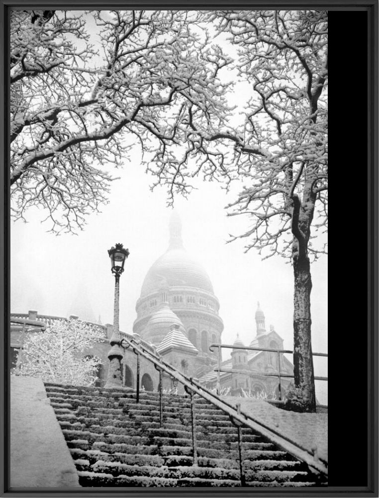 BASILIQUE DU SACRE-COEUR SOUS LA NEIGE A PARIS 1935 -  GAMMA RAPHO - Photographie