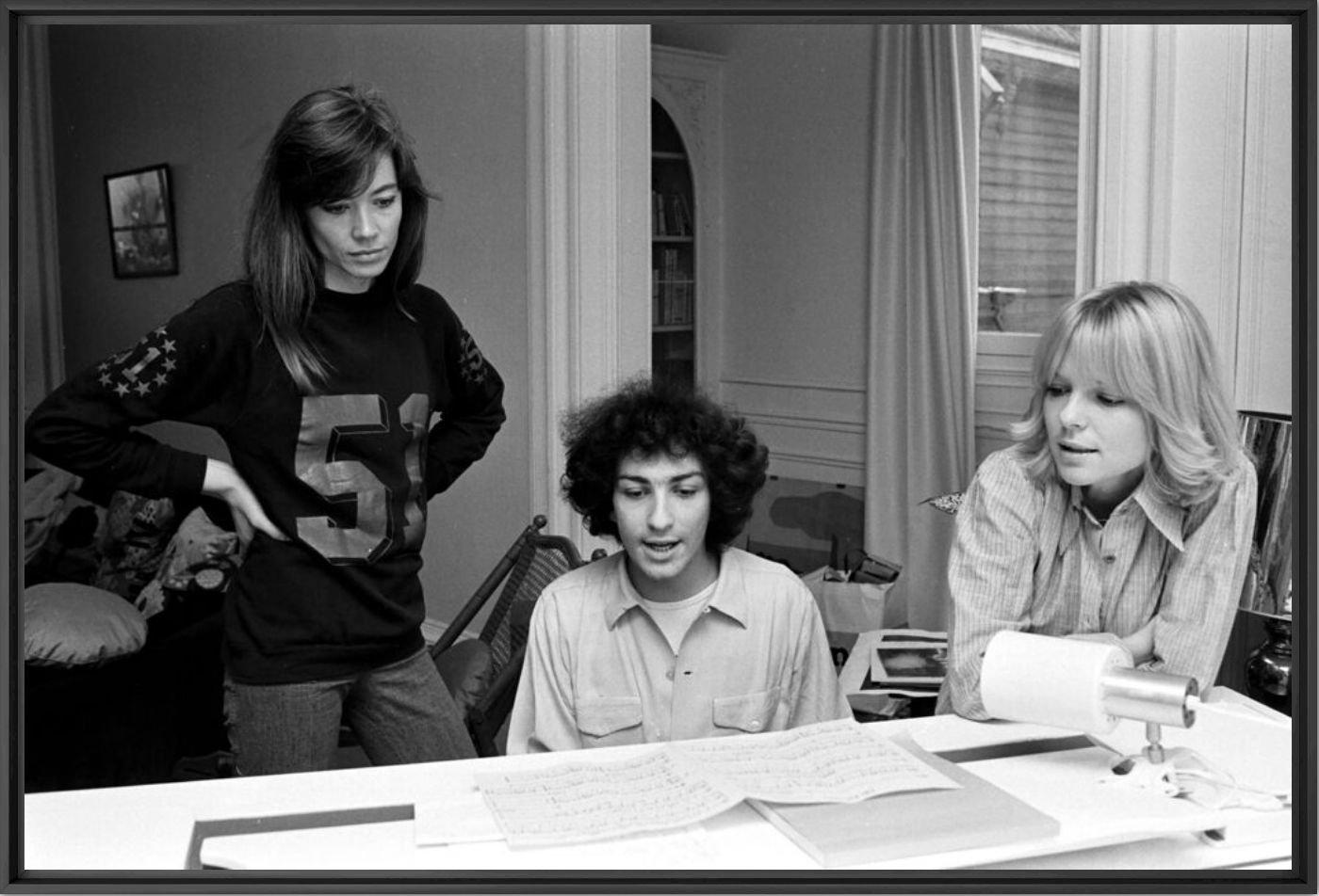 Francoise Hardy, Michel Berger et France Gall, 1975 -  GAMMA RAPHO - Fotografie