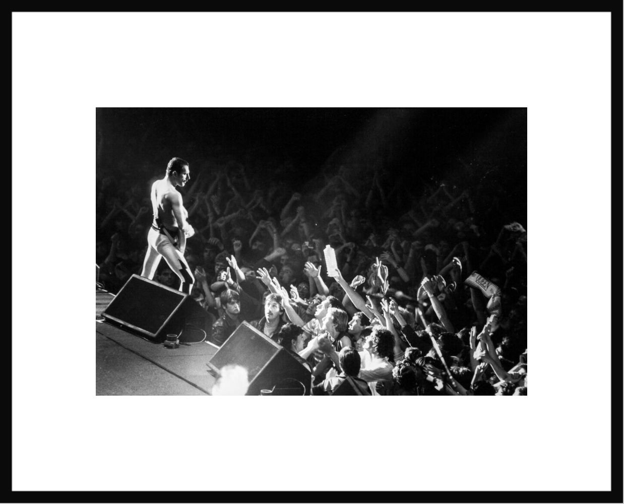 Freddie Mercury au Palais des Sports de Paris, 1984 -  GAMMA RAPHO - Fotograf&iacute;a