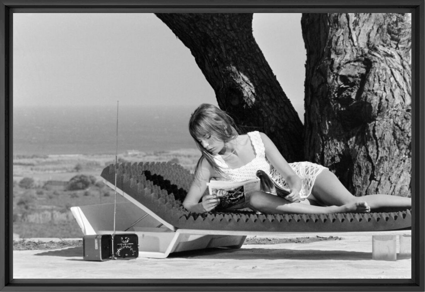 Jane Birkin sur le tournage du film  La Piscine 1968 -  GAMMA RAPHO - Fotografie