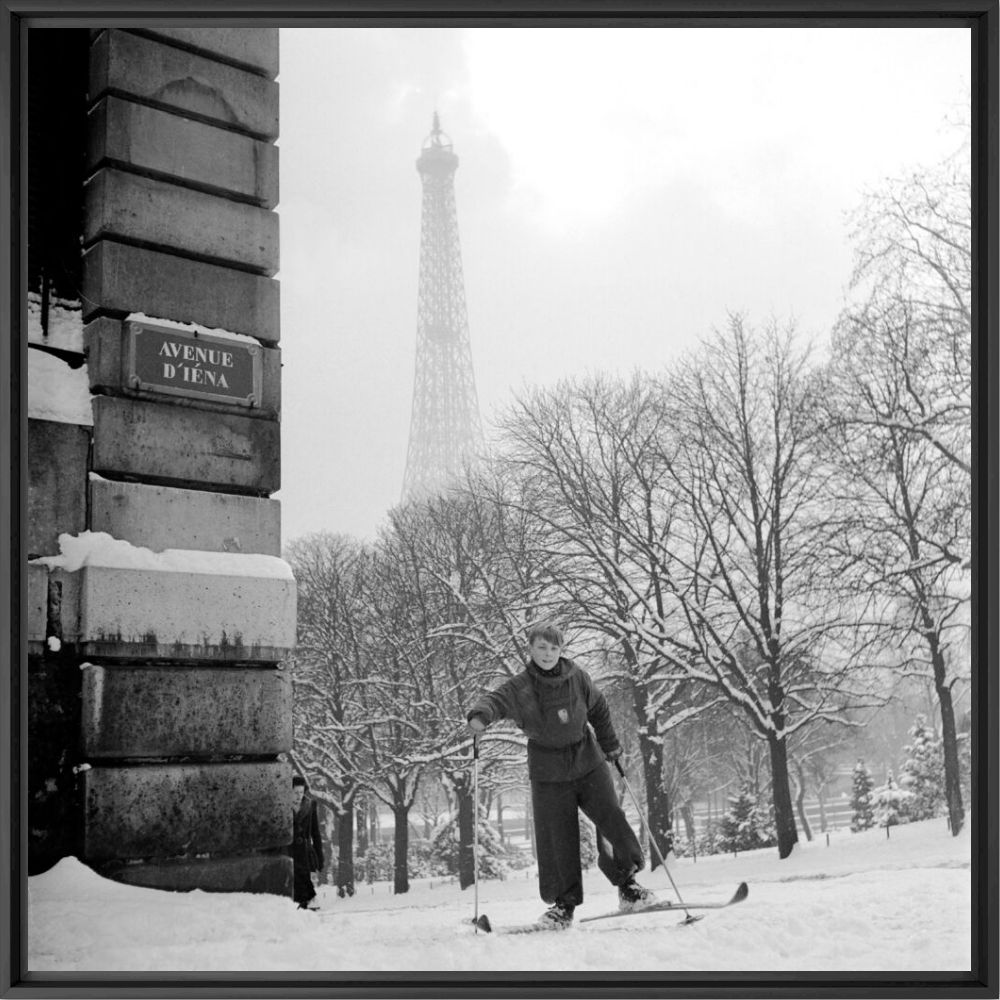 Les sports d'hiver au Champs de Mars Paris 1948 -  GAMMA RAPHO - Fotografia