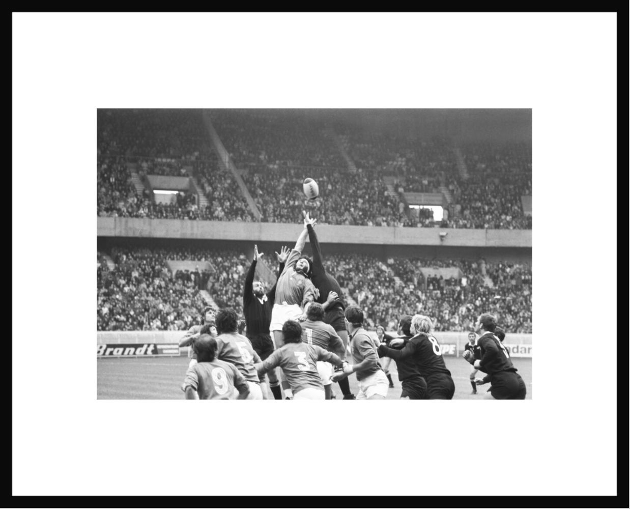 Match de rugby France Nouvelle Z&eacute;lande au Parc des Princes 1977 -  GAMMA RAPHO - Photographie