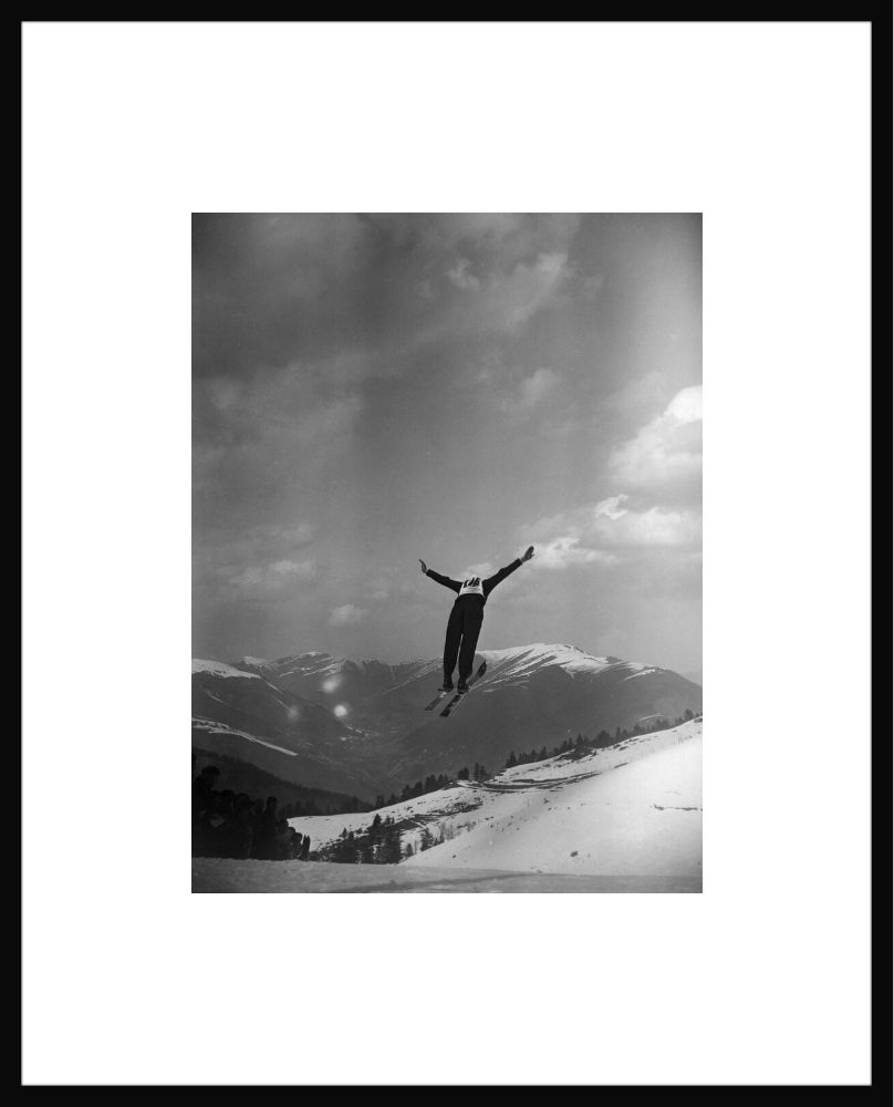 Saut a ski Superbagneres 1934 -  GAMMA RAPHO - Fotografie