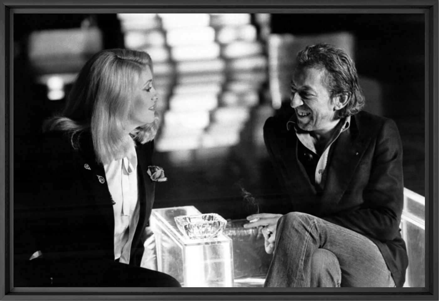 Serge Gainsbourg et Catherine Deneuve, 1981 -  GAMMA RAPHO - Fotografie