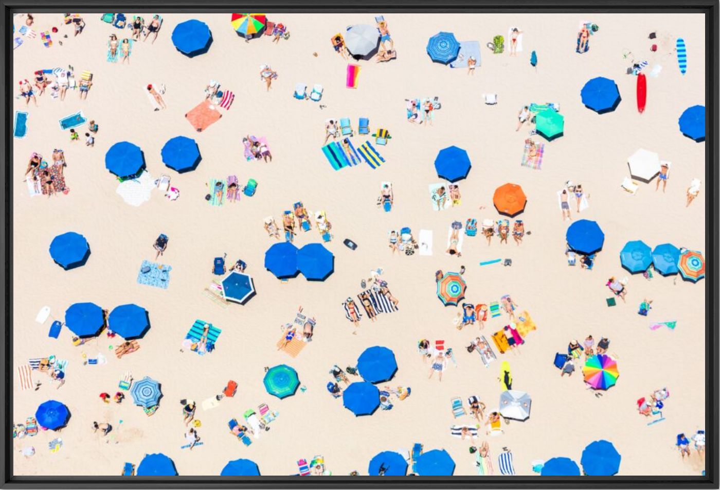 Coopers beach umbrellas Southampton - Gray Malin - Photographie