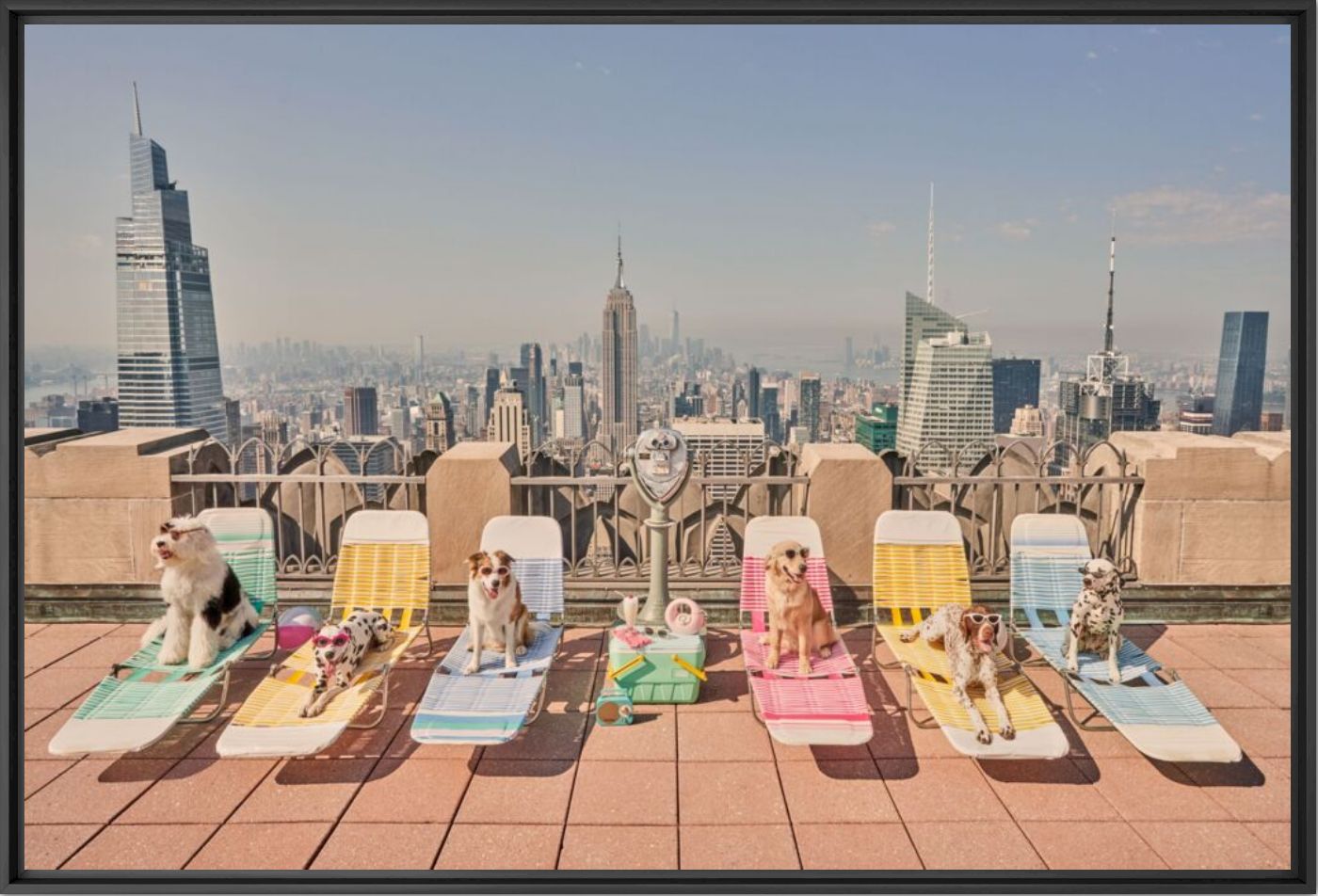 Sunbathers Top of the Rock - Gray Malin - Photographie