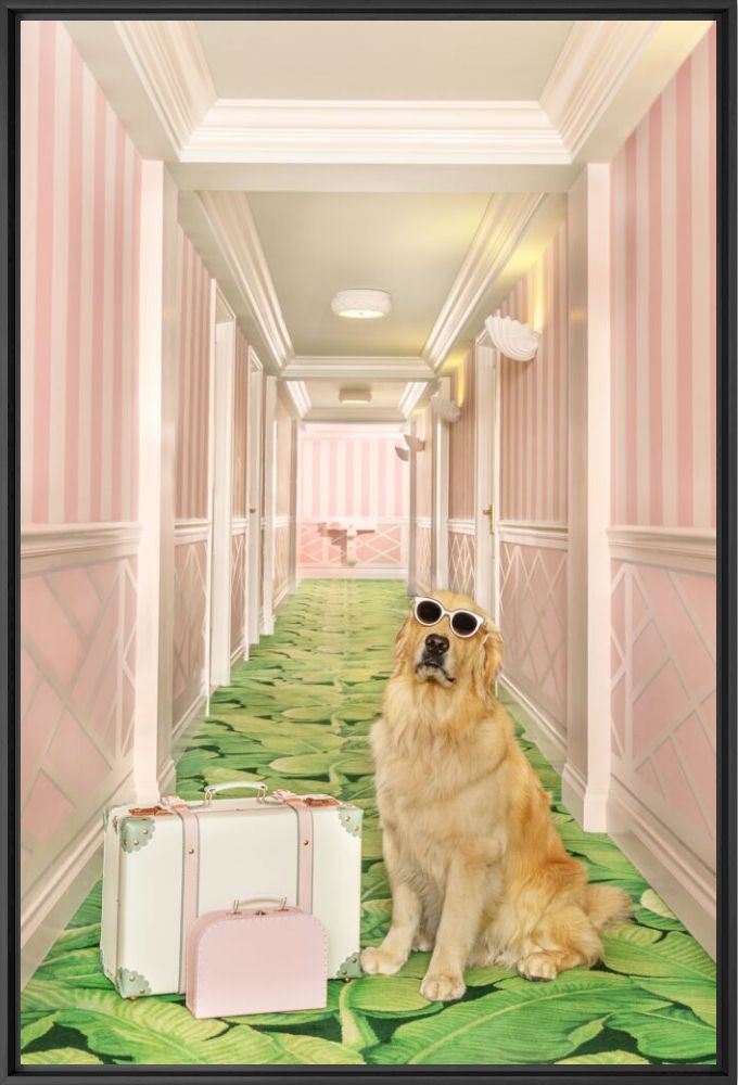 The pink hallway The Colony Hotel - Gray Malin - Photographie