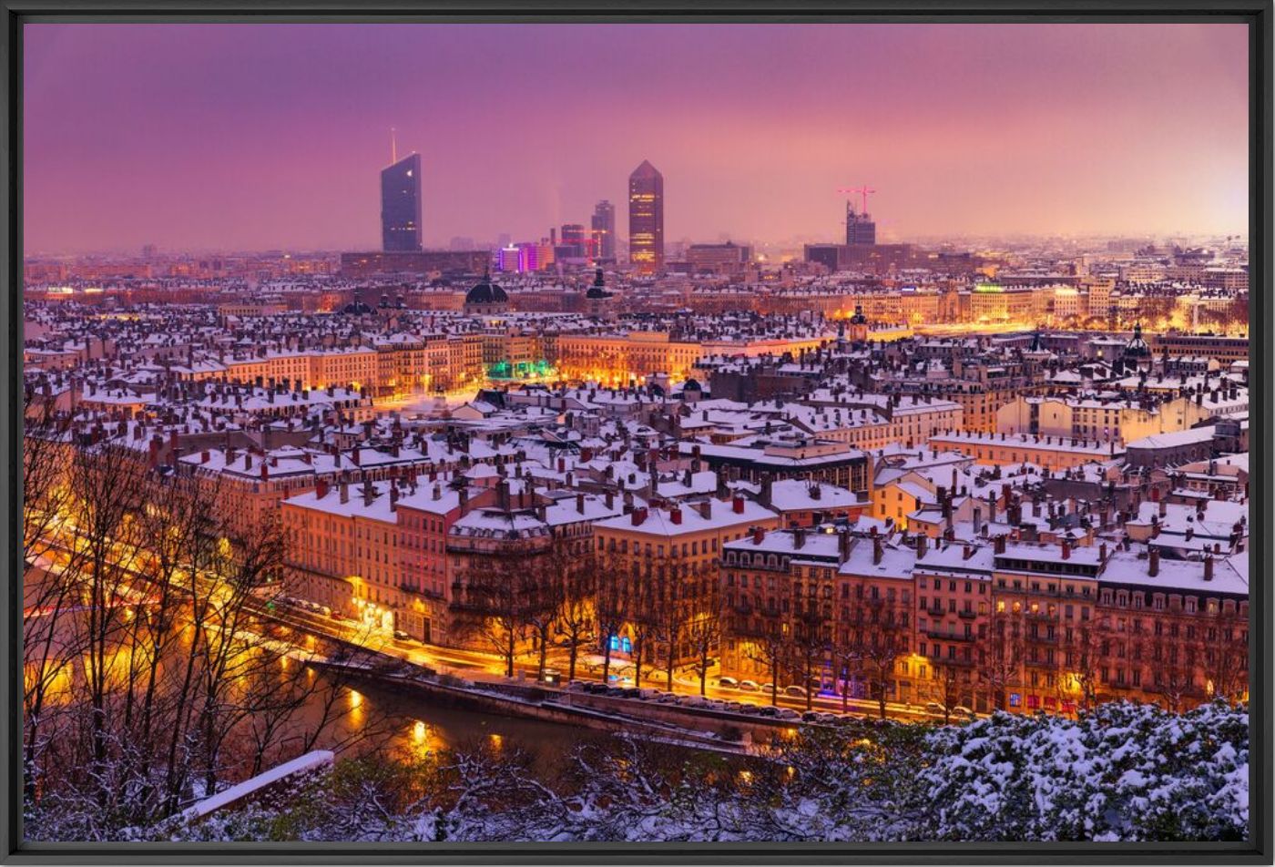 Lyon sous son manteau blanc - Iulian Rotaru - Photographie
