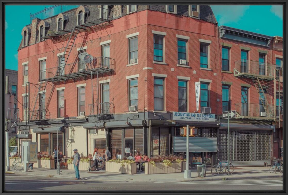 AFTERNOON MOMENT IN BROOKLYN -  JACK AND LUNA - Photograph