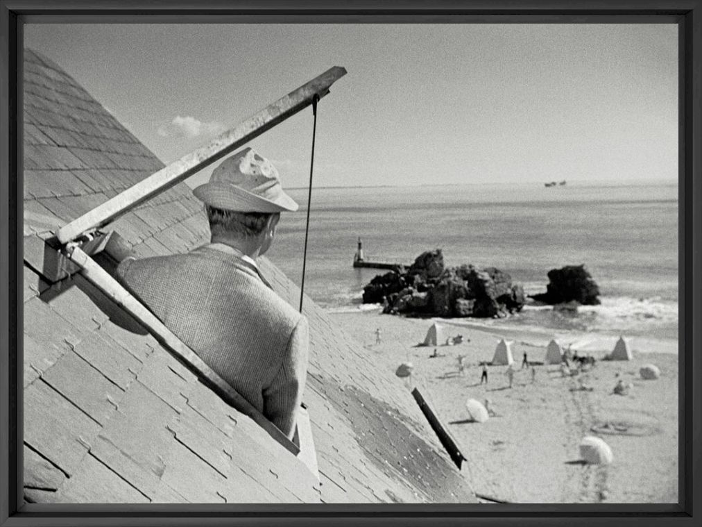 M. Hulot sous les toits de l'h&ocirc;tel de la plage - JACQUES TATI - Fotografie