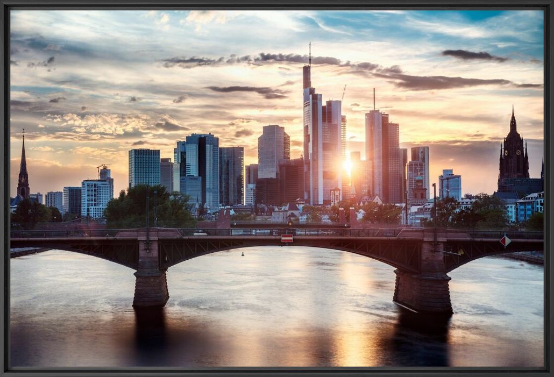 FRANKFURT SUNSET - J&ouml;rg Wanderer - Photographie