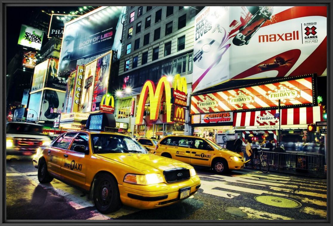 Times Square Taxi - J&ouml;rg Wanderer - Photographie