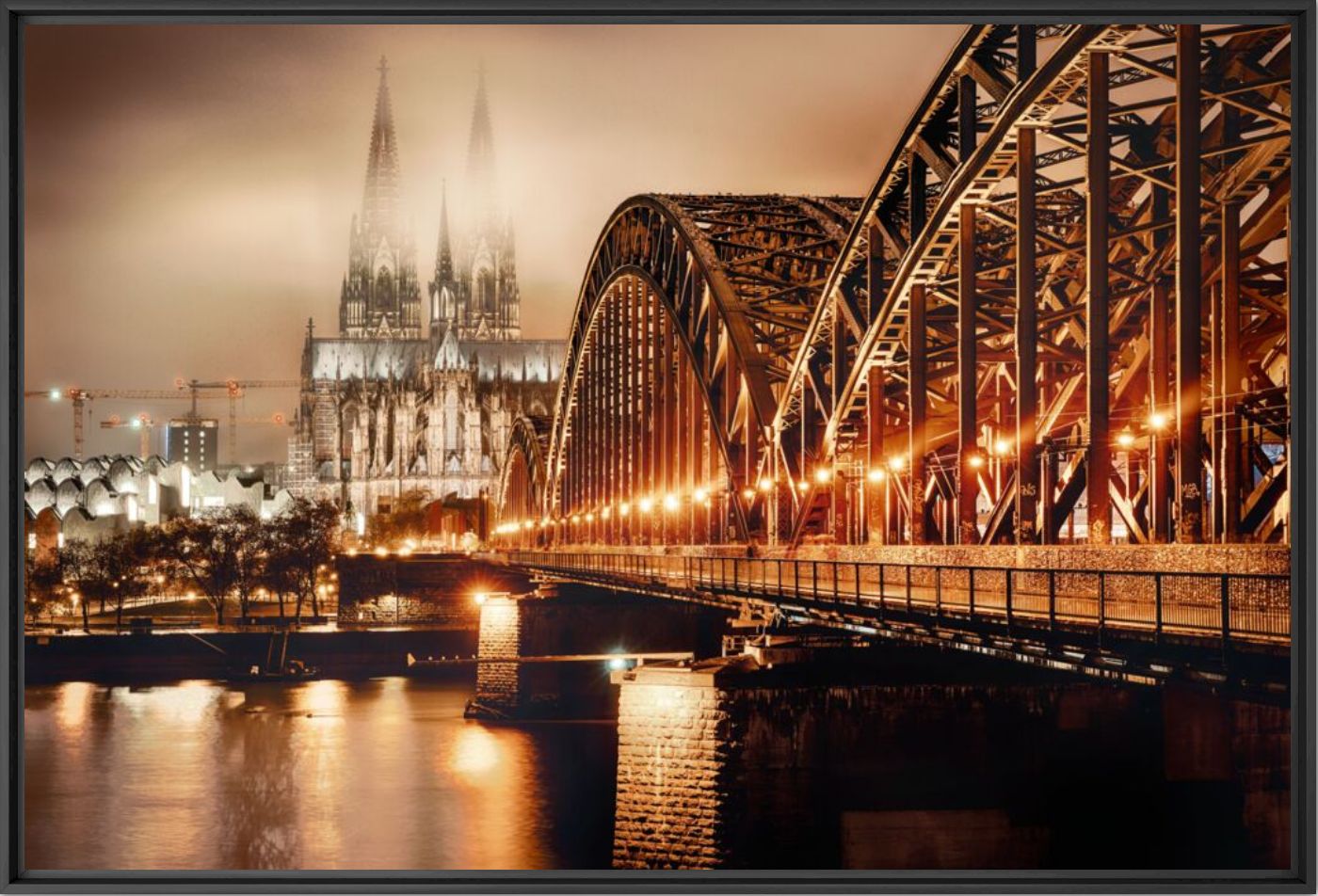 Cologne night 1 - J&ouml;rg Wanderer - Photographie
