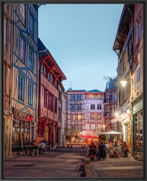 Une nuit rue Eau de Robec - JULES VALENTIN - Fotograf&iacute;a