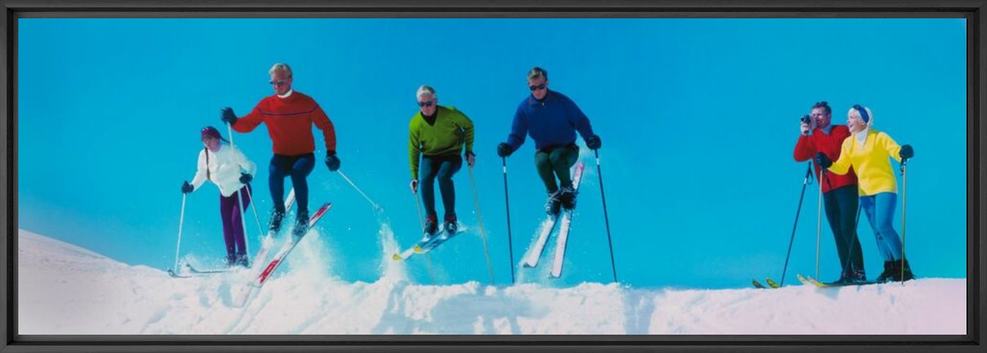 SKI ACTION VAIL CO 1971 - KODAK COLORAMA DISPLAY COLLECTION - NORMAN C KERR - Photographie