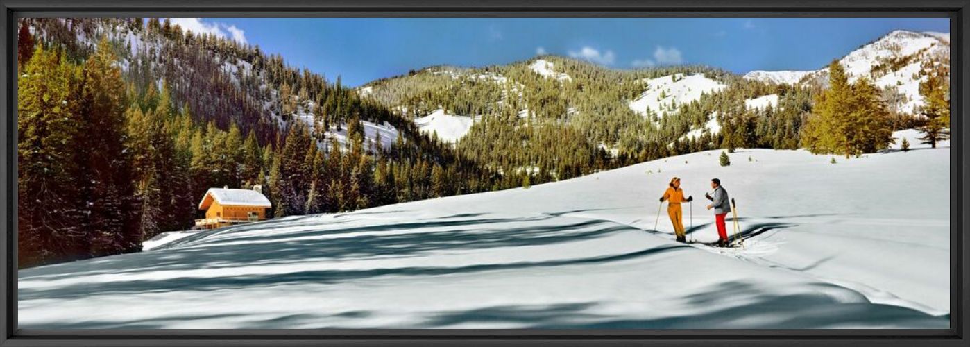 CROSS COUNTRY SKIERS 1964 - KODAK COLORAMA DISPLAY COLLECTION - PETER GALES - Kunstfoto