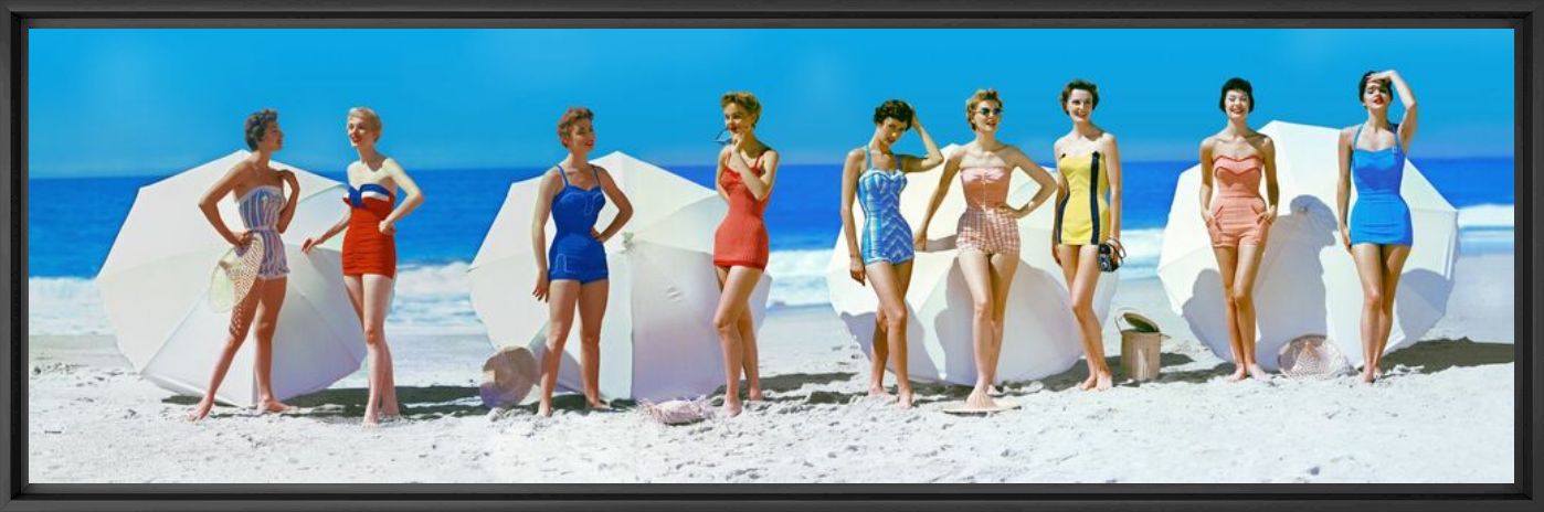 FASHIONS IN CHROMSPUN SWIMSUITS 1954 - KODAK COLORAMA DISPLAY COLLECTION - PETER GALES - Kunstfoto