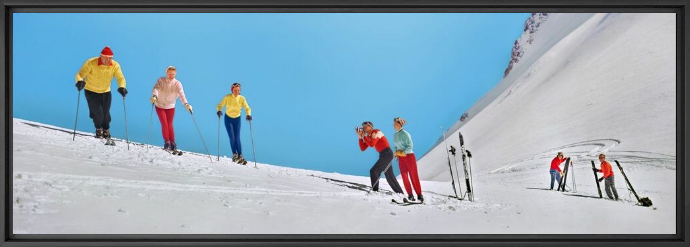 SKIING 1957 - KODAK COLORAMA DISPLAY COLLECTION - PETER GALES - Kunstfoto