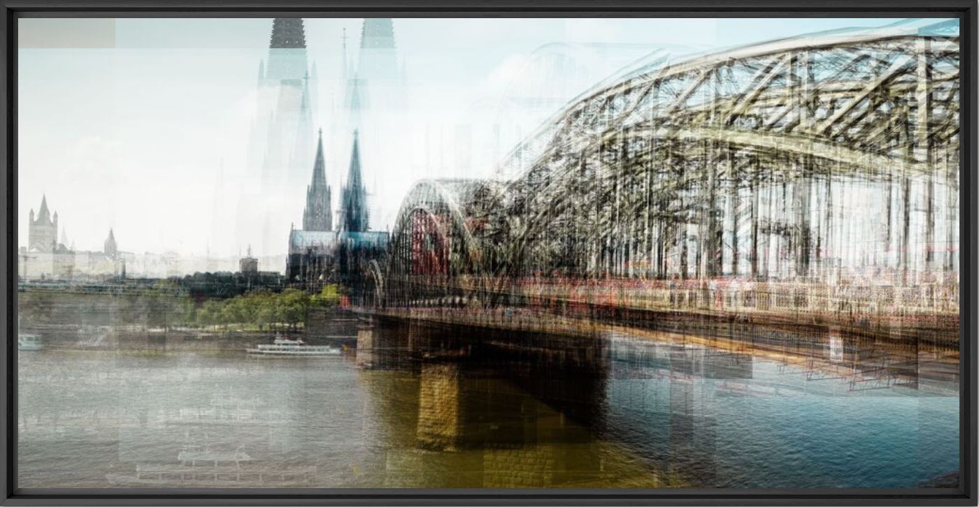 K&ouml;ln Hohenzollernbr&uuml;cke - LAURENT DEQUICK - Photographie