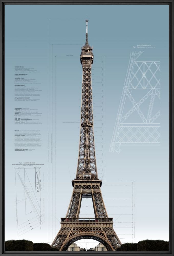 Photograph Epure - Tour Eiffel -  LDKPHOTO - Picture painting