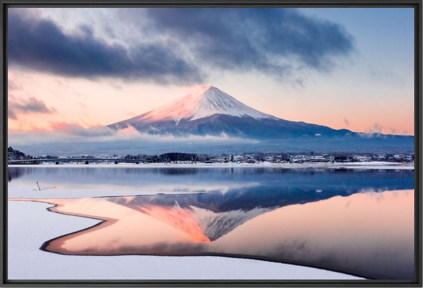 Lever de soleil d&rsquo;hiver sur le Mont Fuji - Loic LAGARDE - Fotografia