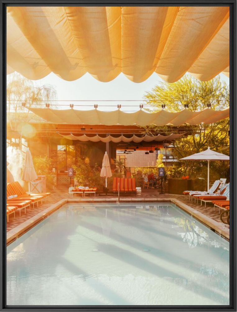 Phoenix pool sunset 1 - LUDWIG FAVRE - Photographie