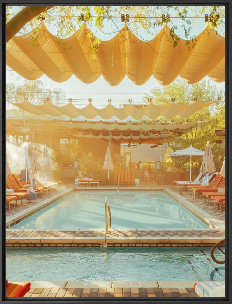 Phoenix pool sunset 3 - LUDWIG FAVRE - Photographie