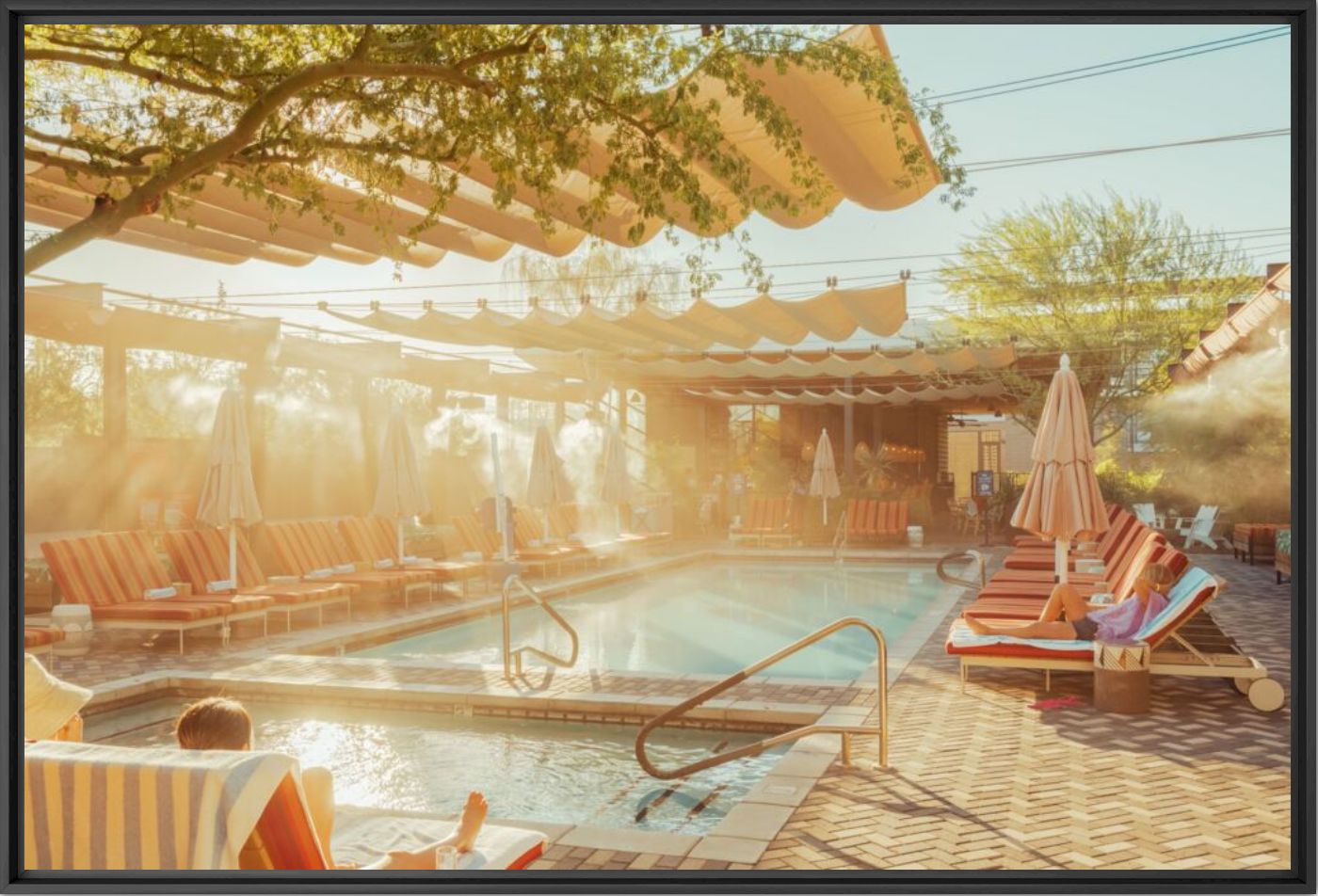 Phoenix pool sunset 5 - LUDWIG FAVRE - Photograph