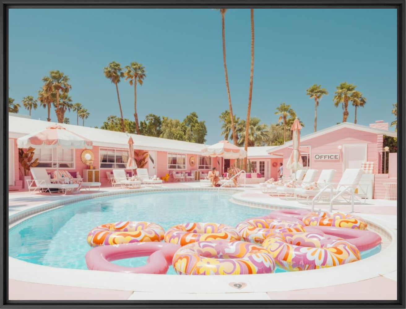 Pink motel Palm Springs - LUDWIG FAVRE - Photograph