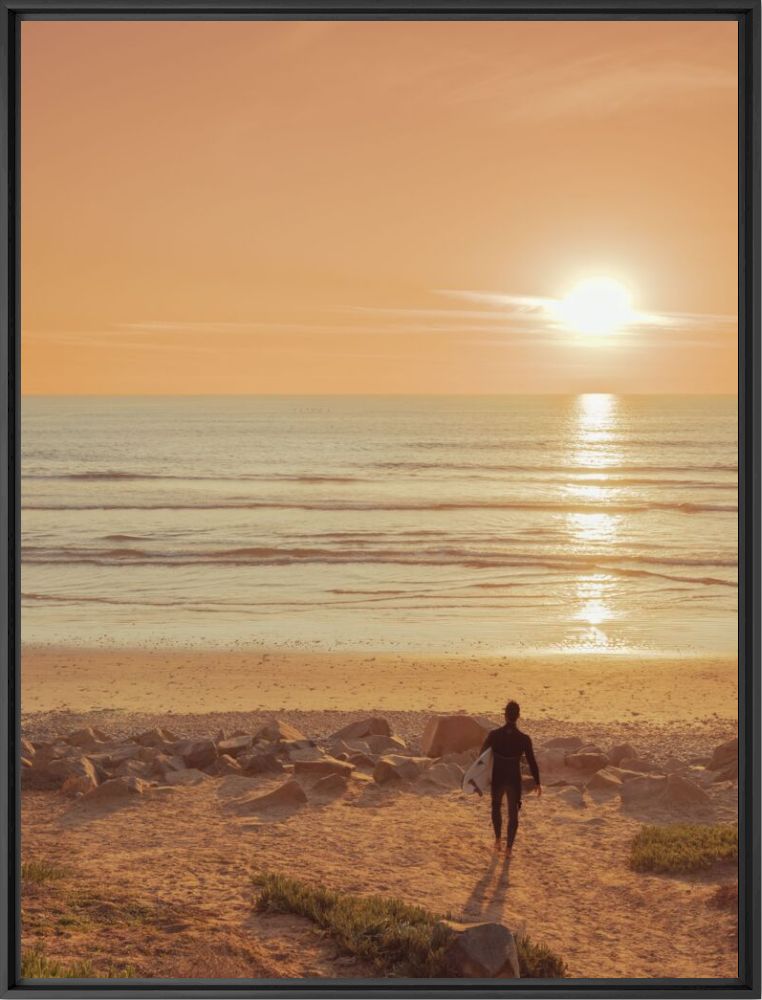 Surfing in Oceanside 1 - LUDWIG FAVRE - Photograph