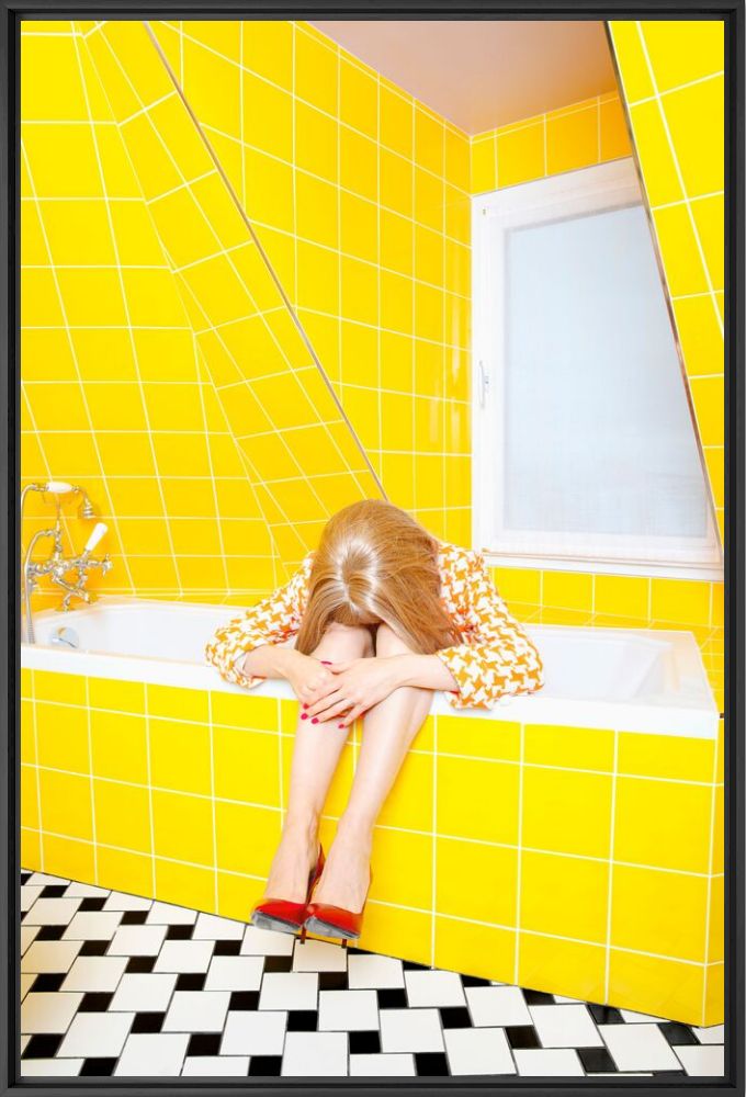 Yellow mood and red stiletto - Marl&egrave;ne Delcambre - Photographie